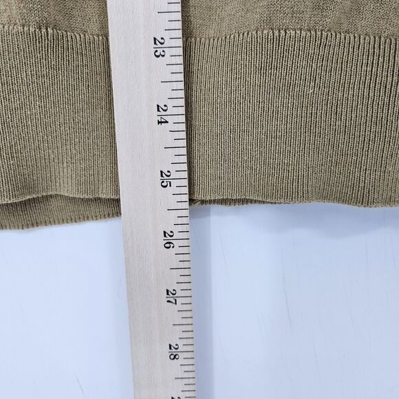 Pj Paul Jones Cardigan Sweater Mens Large‎ Collar Tan Long Sleeve Casual Preppy - Picture 6 of 10